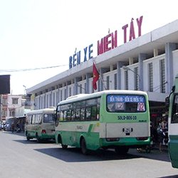 Bến xe Miền Tây gần The Sholi